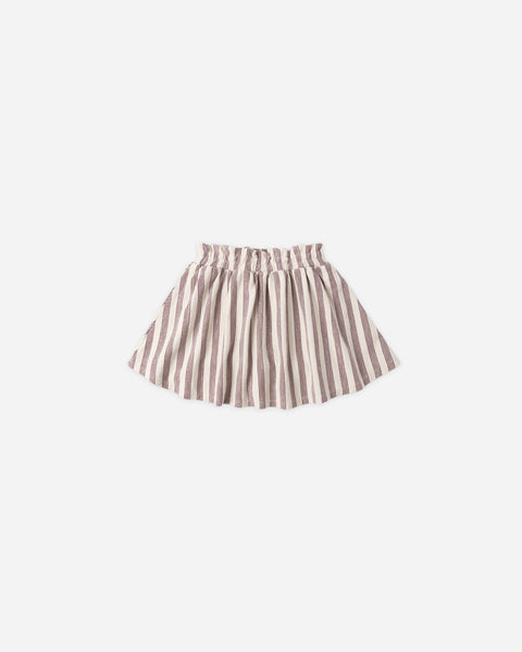 Rylee & Cru Brown Stripe Sasha Skort