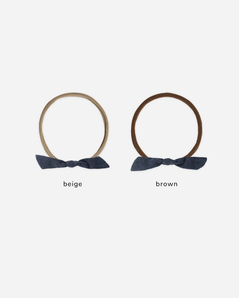 Rylee & Cru Periwinkle Little Knot Headband