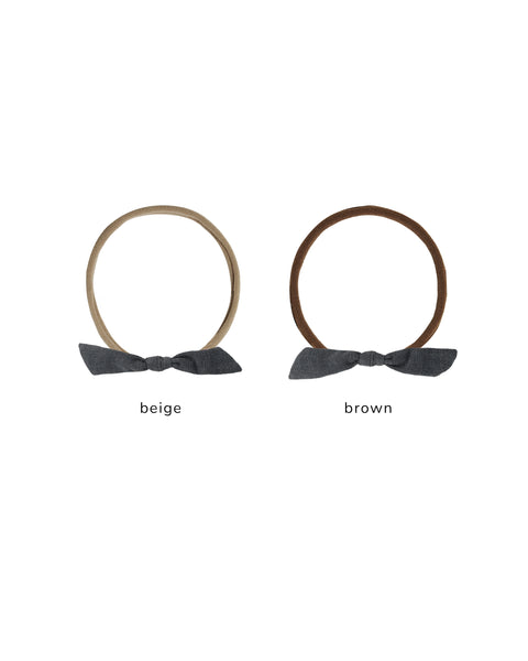 Rylee & Cru Midnight Little Knot Headband
