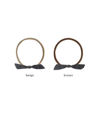 Rylee & Cru Midnight Little Knot Headband