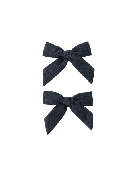 Rylee & Cru Navy Bows Set