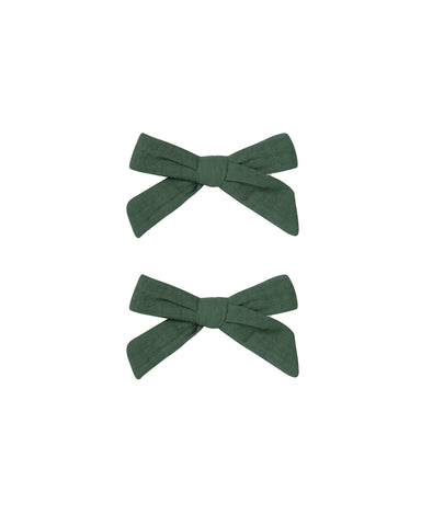 Rylee & Cru Green Bows 2 PC Set