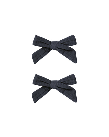 Rylee & Cru Navy Bows Set