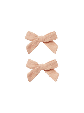 Rylee & Cru Apricot Bow With Clip
