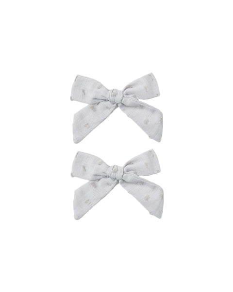 Ryle & Cru Dusty Blue Bows Set