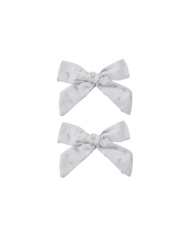 Ryle & Cru Dusty Blue Bows Set