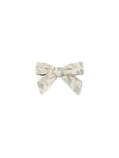 Rylee & Cru Blue Floral Girl Bow