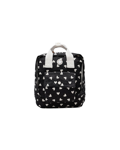 Rylee & Cru Black Hearts Mini Backpack