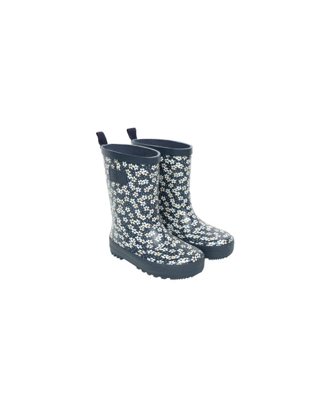 Rylee & Cru Indigo Blue Floral Rainboot