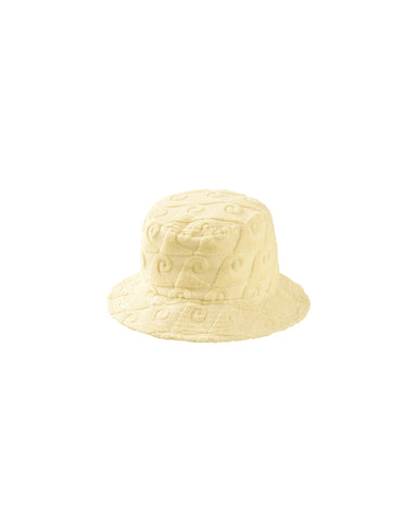 Rylee & Cru Yellow Waves Terry Bucket Hat