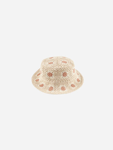 Rylee & Cru Floral Crochet Bucket Hat