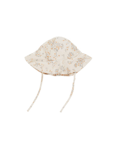 Rylee & Cru Natural Citrus Grove Floppy Swim Hat