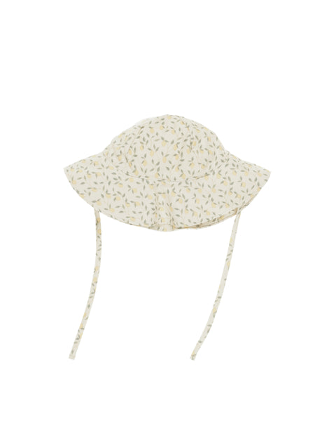 Rylee & Cru Ivory Lemons Floppy Swim Hat