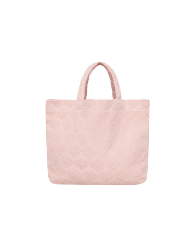 Rylee & Cru Pink Shells Terry Beach Bag