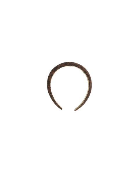 Rylee & Cru Brown Leopard Padded Headband