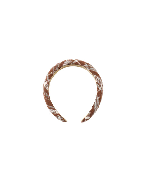 Rylee & Cru Mulberry Aspen Plaid Padded Headband
