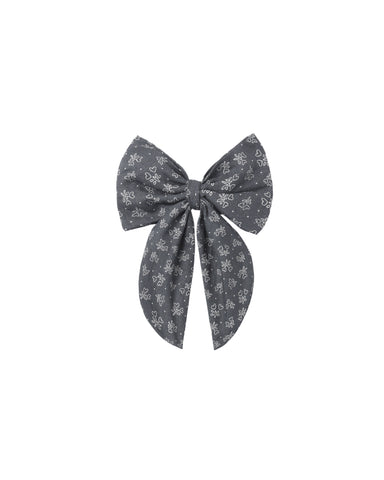 Rylee & Cru Midnight Heart Ditsy Oversized Bow