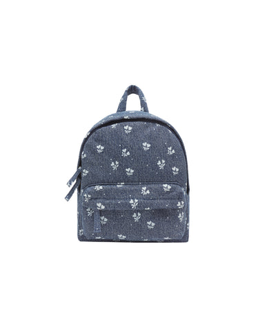Rylee & Cru Indigo Heart Ditsy Mini Backpack