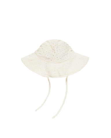 Rylee & Cru Ivory Floppy Sun Hat