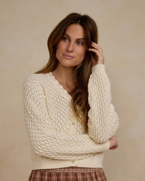 Rylee & Cru Womens Natural Ella Cardigan