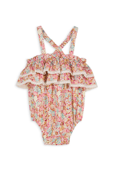 Louise Misha Pink Sweet Pastel Kumal Romper