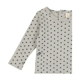 Lilette Ribbed Star Footie Cloud / Navy