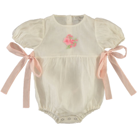 Bebe Organic Rose Fairy Boutique Romper