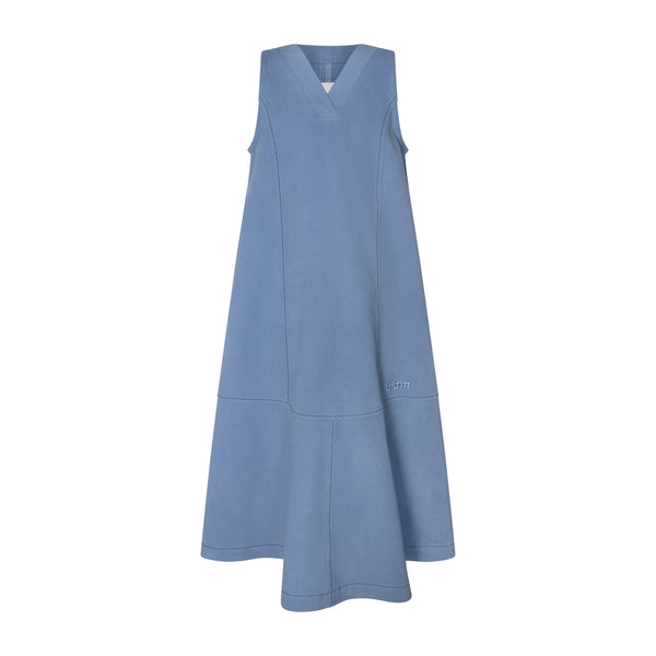 TNTRM Celestian Blue Embroidered Pinafore Dress