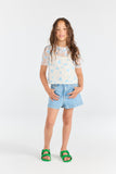 TAO Soft Blue Denim Pig Shorts