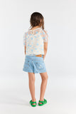 TAO Soft Blue Denim Pig Shorts