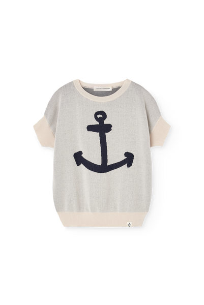 TAO White Anchor Bat Sweater Vest