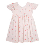 Tocoto Vintage Pink Cherries Print Dress