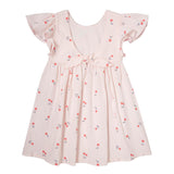 Tocoto Vintage Pink Cherries Print Dress