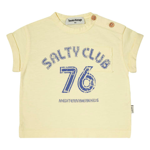 Tocoto Vintage Baby Yellow Salty Club T-shirt