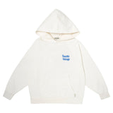 Tocoto Vintage Off White Embroidery Hoodie