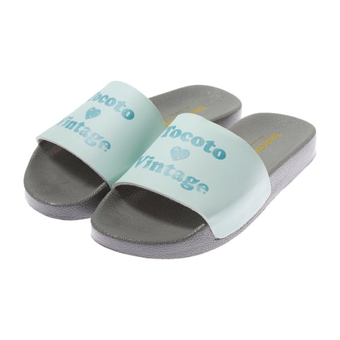 Tocoto Vintage Green Beach Slides