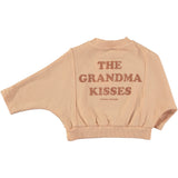 Tocoto Vintage Pink Hearts Grandma Kisses Sweatshirt & Legging Set