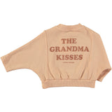 Tocoto Vintage Pink Hearts Grandma Kisses Sweatshirt