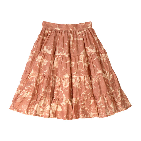 Atelier Parsmei Brown Warhol Secret Voluminous Midi Skirt