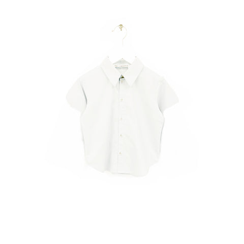 Anja Schwerbrock White Short Sleeve Seta Shirt