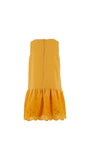 Ermanno Scervino Mandarin Orange San Gallo Dress