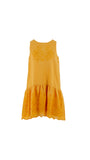 Ermanno Scervino Mandarin Orange San Gallo Dress