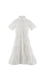 Ermanno Scervino White Lace Shirt Dress