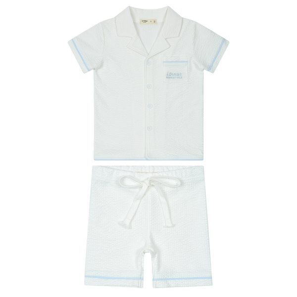 Crew Kids Lounge Blue Iris Short Set