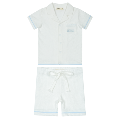 Crew Kids Lounge Blue Iris Short Set