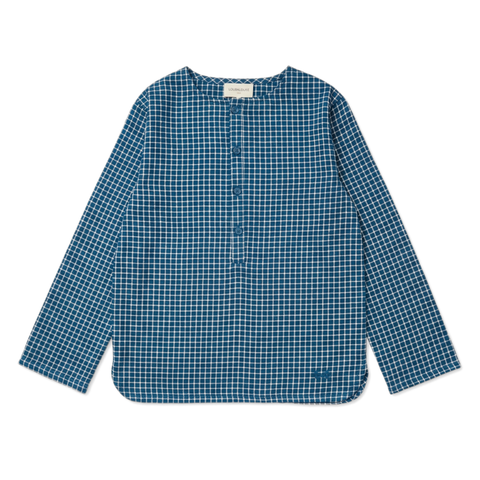 Louis Louise Blue Check Oncle Shirt