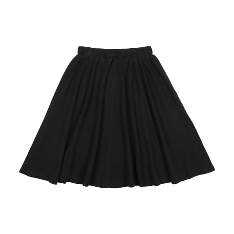 Lil Legs Black Rib Skirt