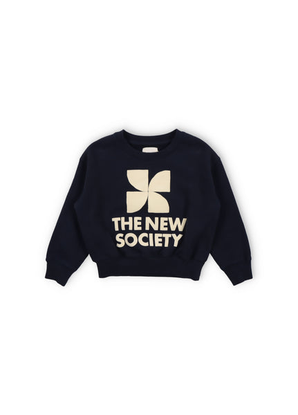 The New Society Midnight Navy Space Sweater