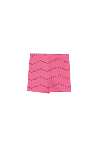 Tinycottons Dark Pink Zigzag Short