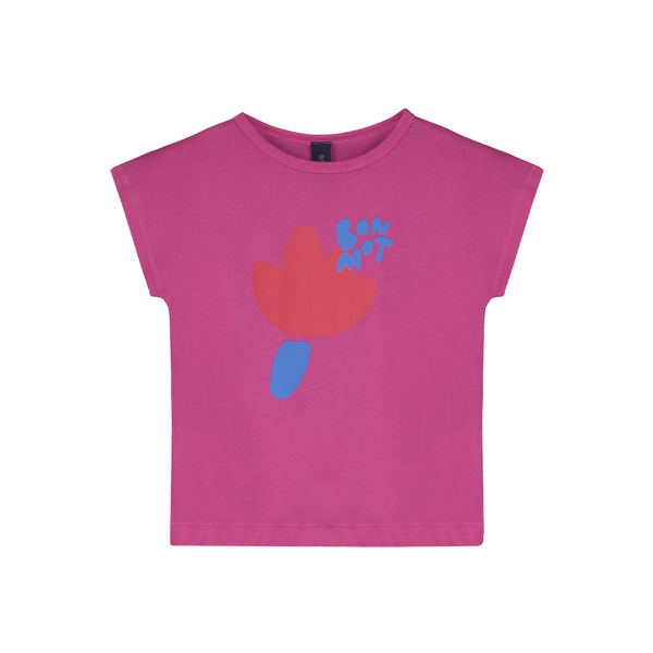 Bonmot Raspberry Flower T-shirt